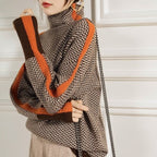 NIPPON™| Vera - ハイネックでコントラストストライプのセーター